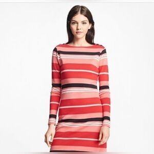 Brooks Brothers Striped Long Sleeve Dress